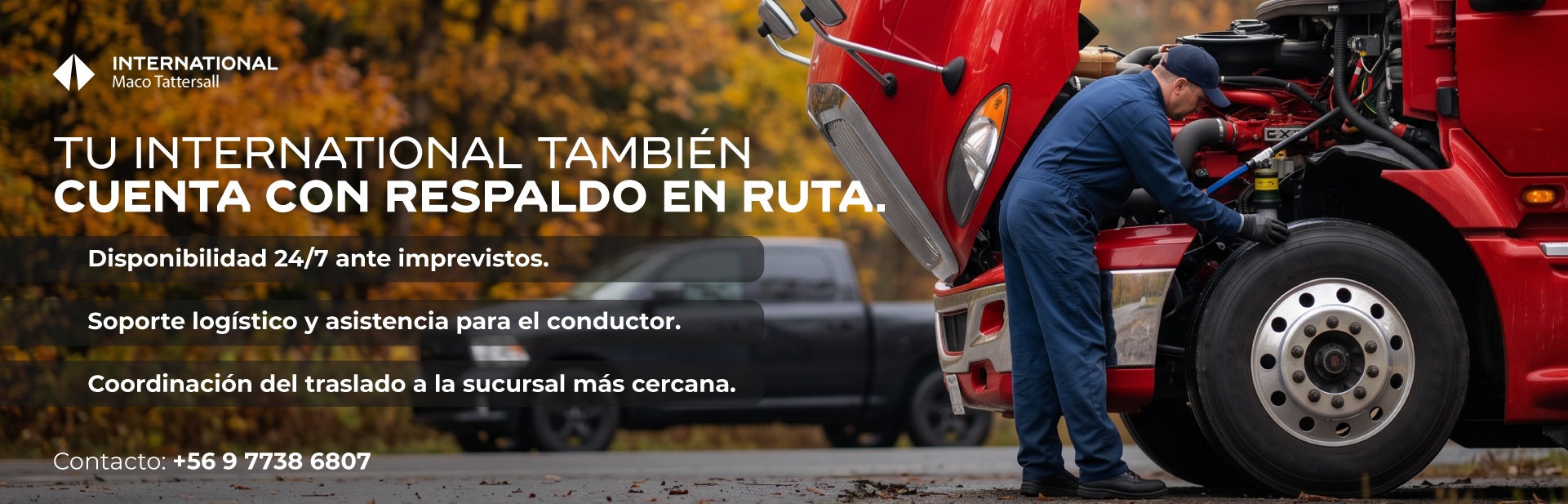Tu international también cuenta con respaldo en ruta.