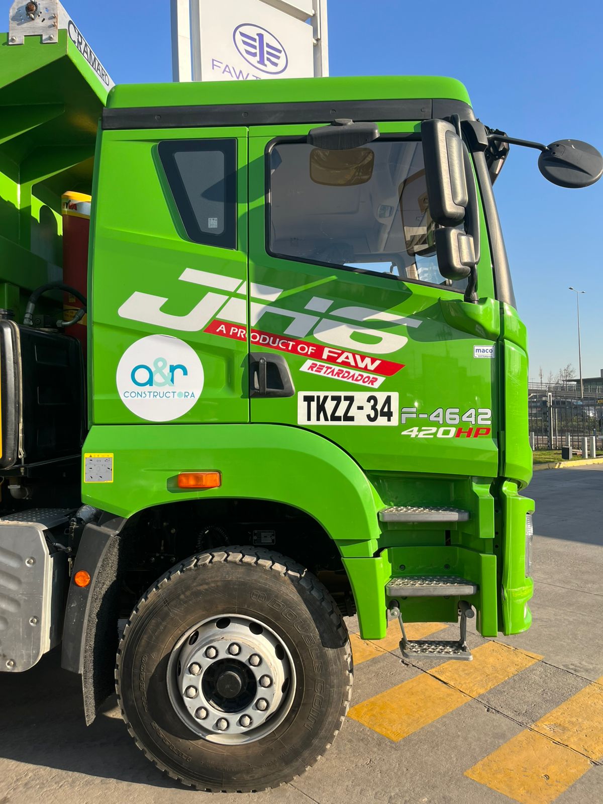 FAW F 4642 tolva 20m3